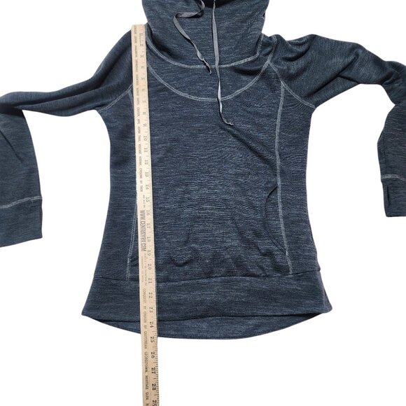 Kuhl Womens Gray Knit Pullover Medium Funnel Neck Long Sleeve Casual‎ Fit READ - Picture 6 of 9